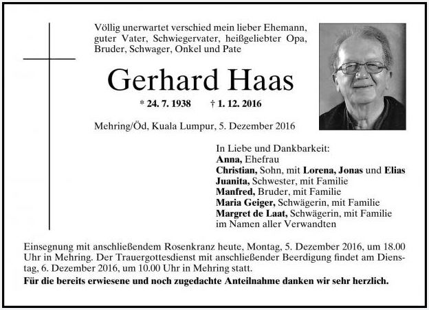 gerhard haas