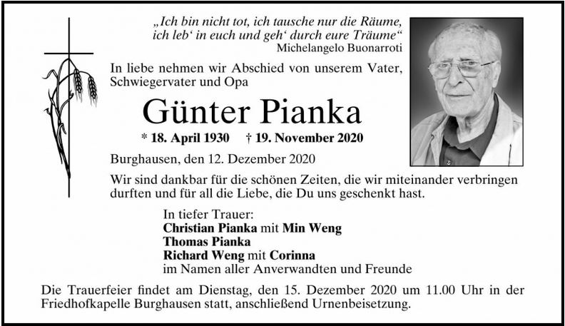 Günter Pianka
