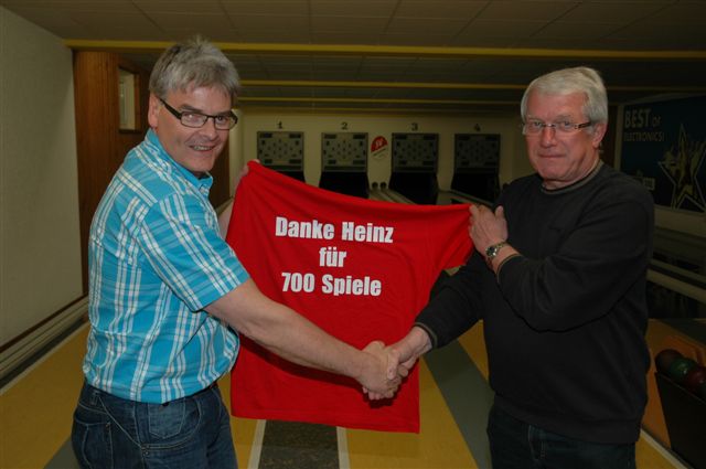 Heinz Forsthofer mit 700 Spielen